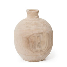 Load image into Gallery viewer, Paulownia Wood Round Vase