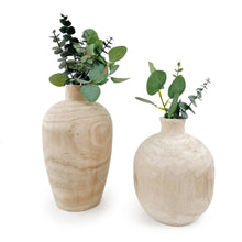 Load image into Gallery viewer, Paulownia Wood Large Vase