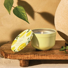 Load image into Gallery viewer, Lemon Leaf Tin Candle
