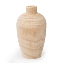 Load image into Gallery viewer, Paulownia Wood Large Vase