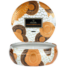 Load image into Gallery viewer, Spiced Pumpkin Latte - 3 Wick Tin