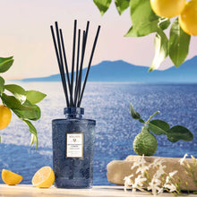 Load image into Gallery viewer, Mediterranean Lemon Luxe Reed Diffuser

