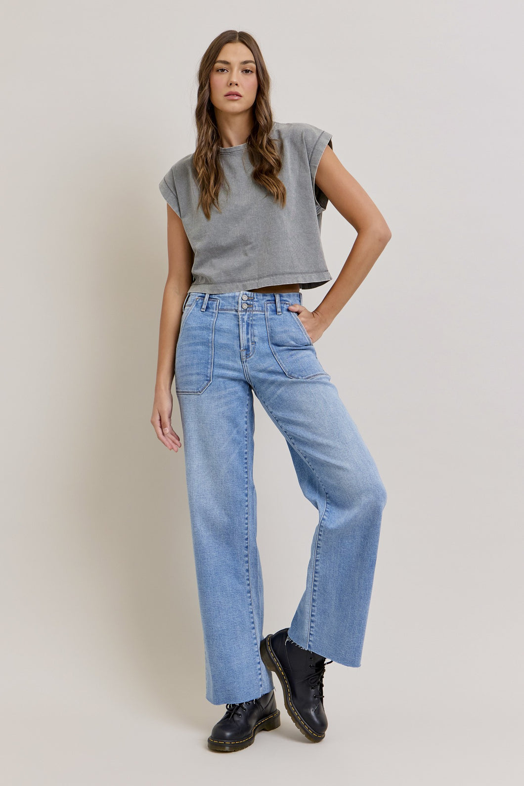 Patch Pocket Logan Dad Jean