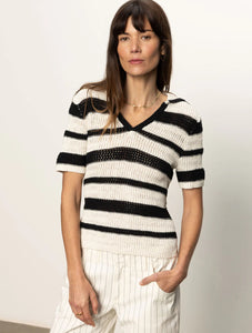 Knitted Collar Top