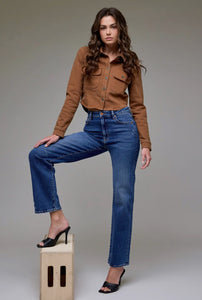 High Rise Straight 31" Inseam