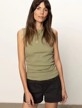 Load image into Gallery viewer, Ribbed Ruched Tank
