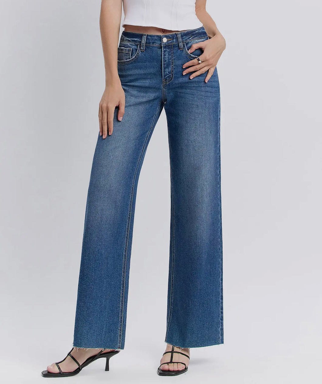 High Rise Wide Leg