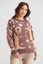 Load image into Gallery viewer, Lucky Boots Knit Sweater
