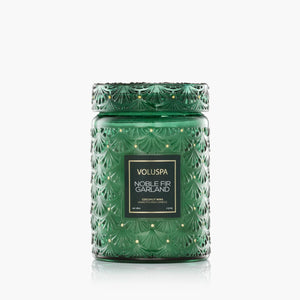 Noble Fir Garland Large Jar Candle