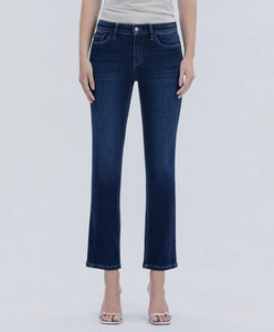Mid Rise Ankle Straight