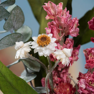 Eucalyptus & Pink Larkspur Mini Bouquet