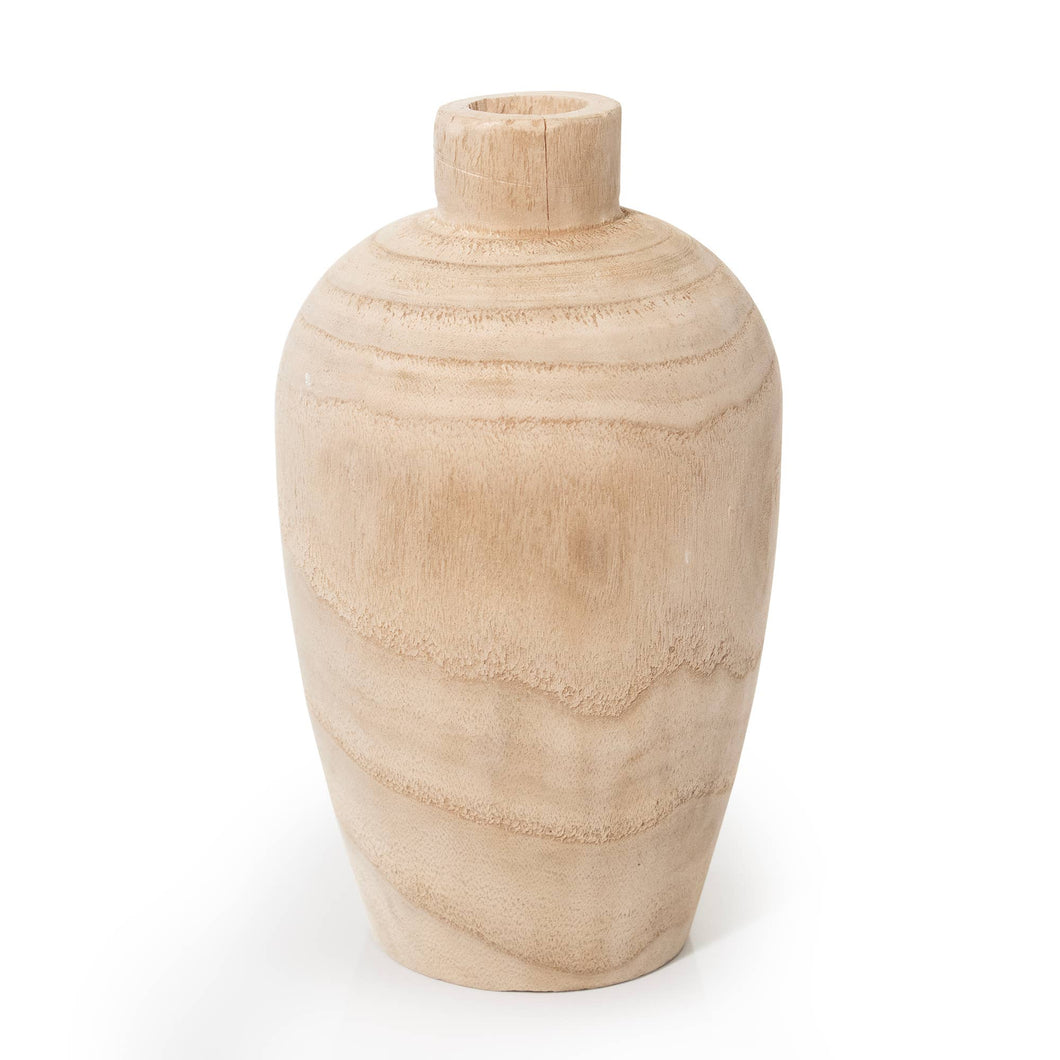 Paulownia Wood Large Vase