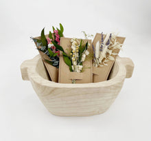 Load image into Gallery viewer, Willow &amp; White Larkspur Mini Bouquet
