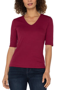Double Layer Half Sleeve Top