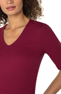 Double Layer Half Sleeve Top