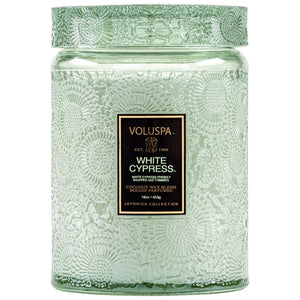 White Cypress Large Jar